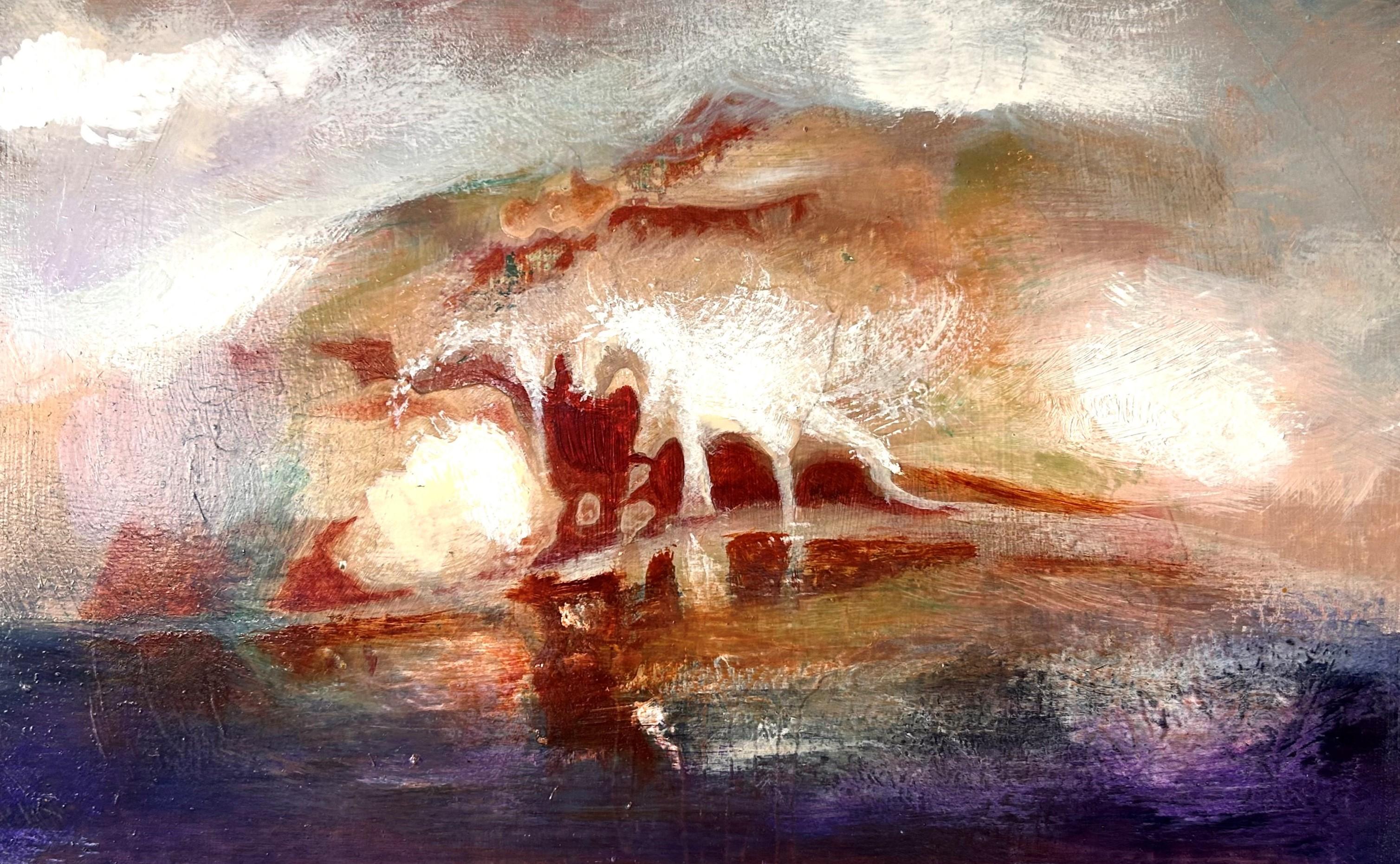 Reflect, Abstraktes Ölgemälde