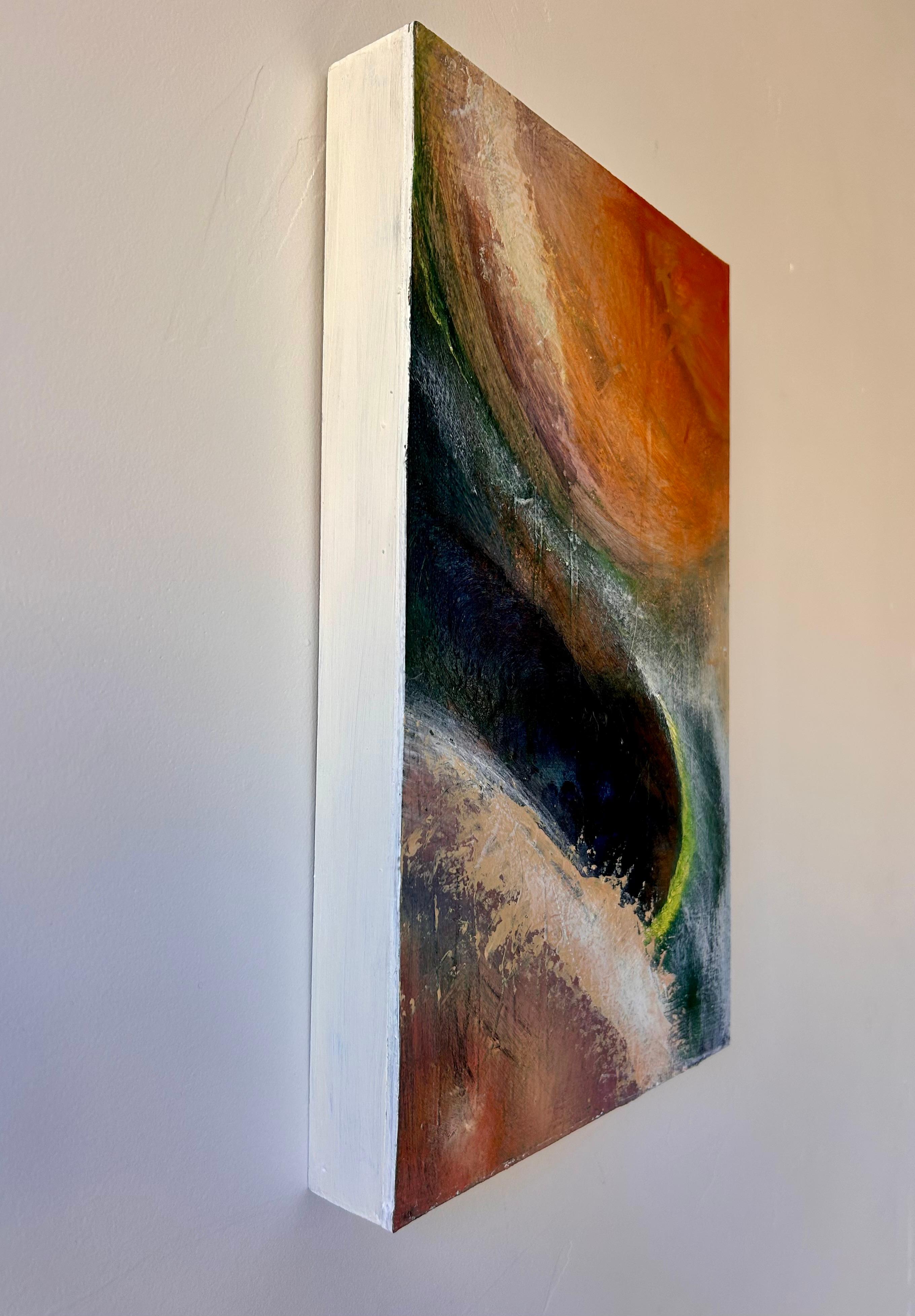A Space Between, Pittura ad olio astratta - Painting di Lisa Crosby