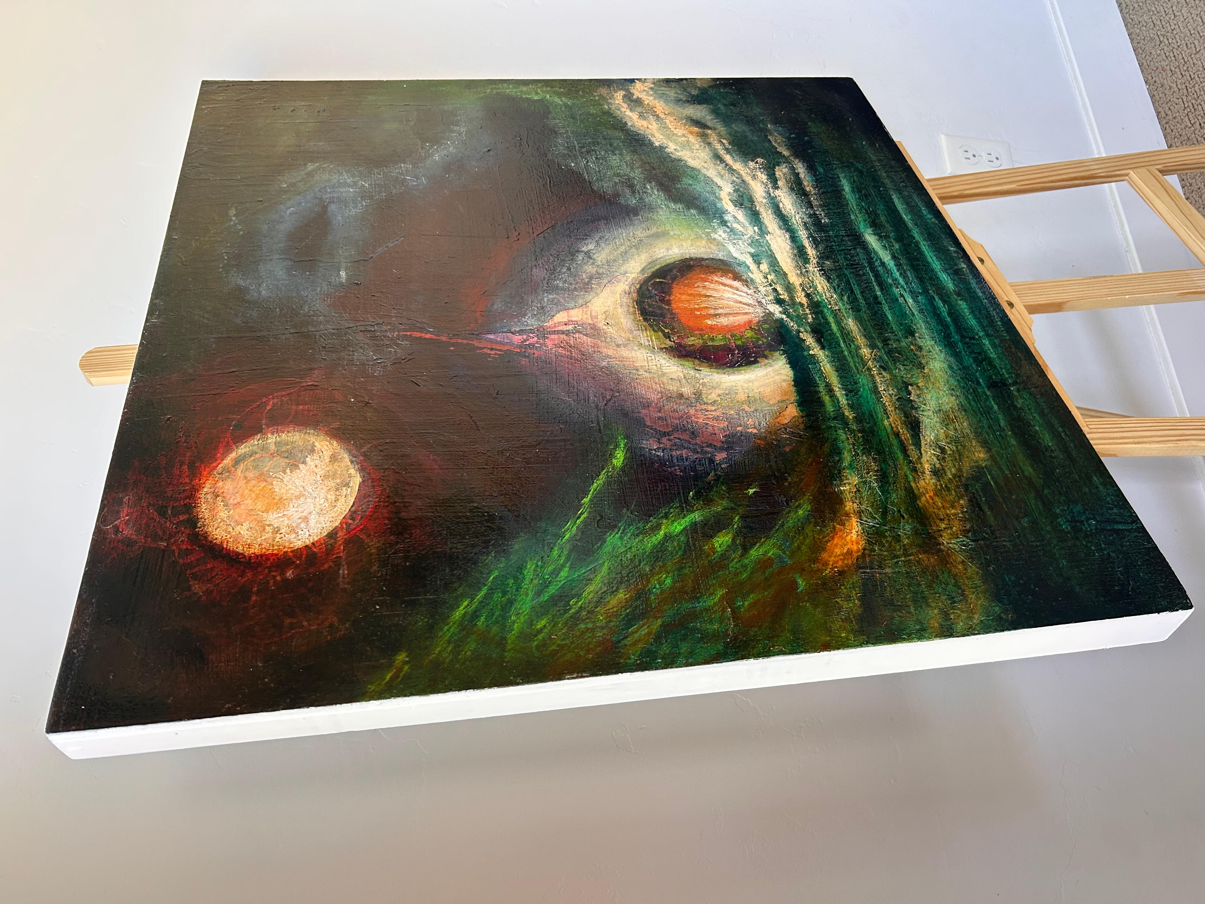 Sonnenaufgang Evolution, Ölgemälde (Surrealismus), Art, von Lisa Crosby