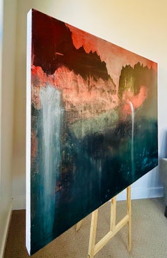 Unlikely Refresh, Abstract Oil Painting