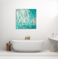 Aqua, Painting, Acrylic on Canvas