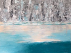 Blue Lagoon, Painting, Acrylic on Canvas