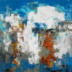 Alto, basso e intermedio, Pittura, Acrilico su tela
