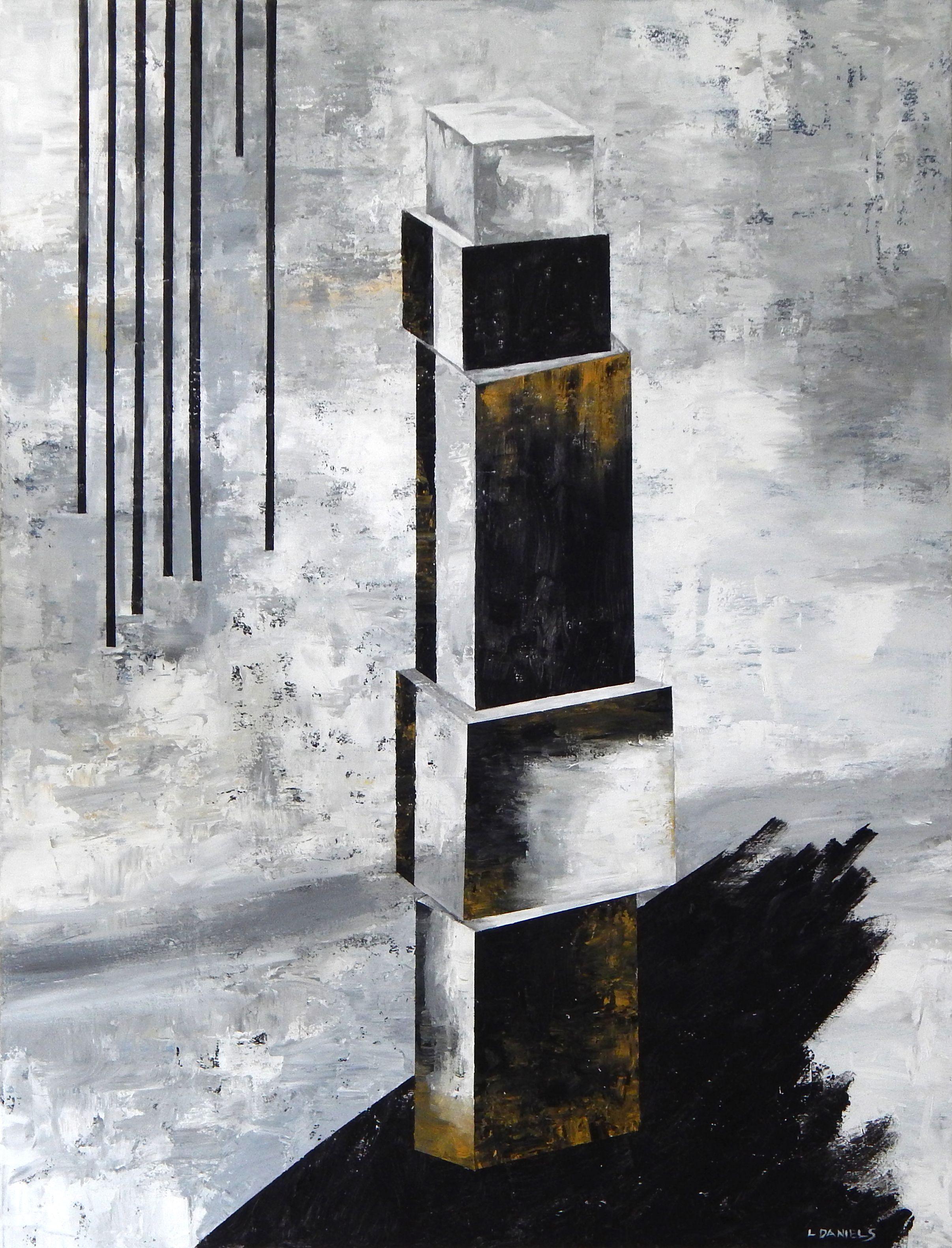 Abstract Painting di Lisa Daniels - Indipendentemente insieme, Pittura, Acrilico su tela