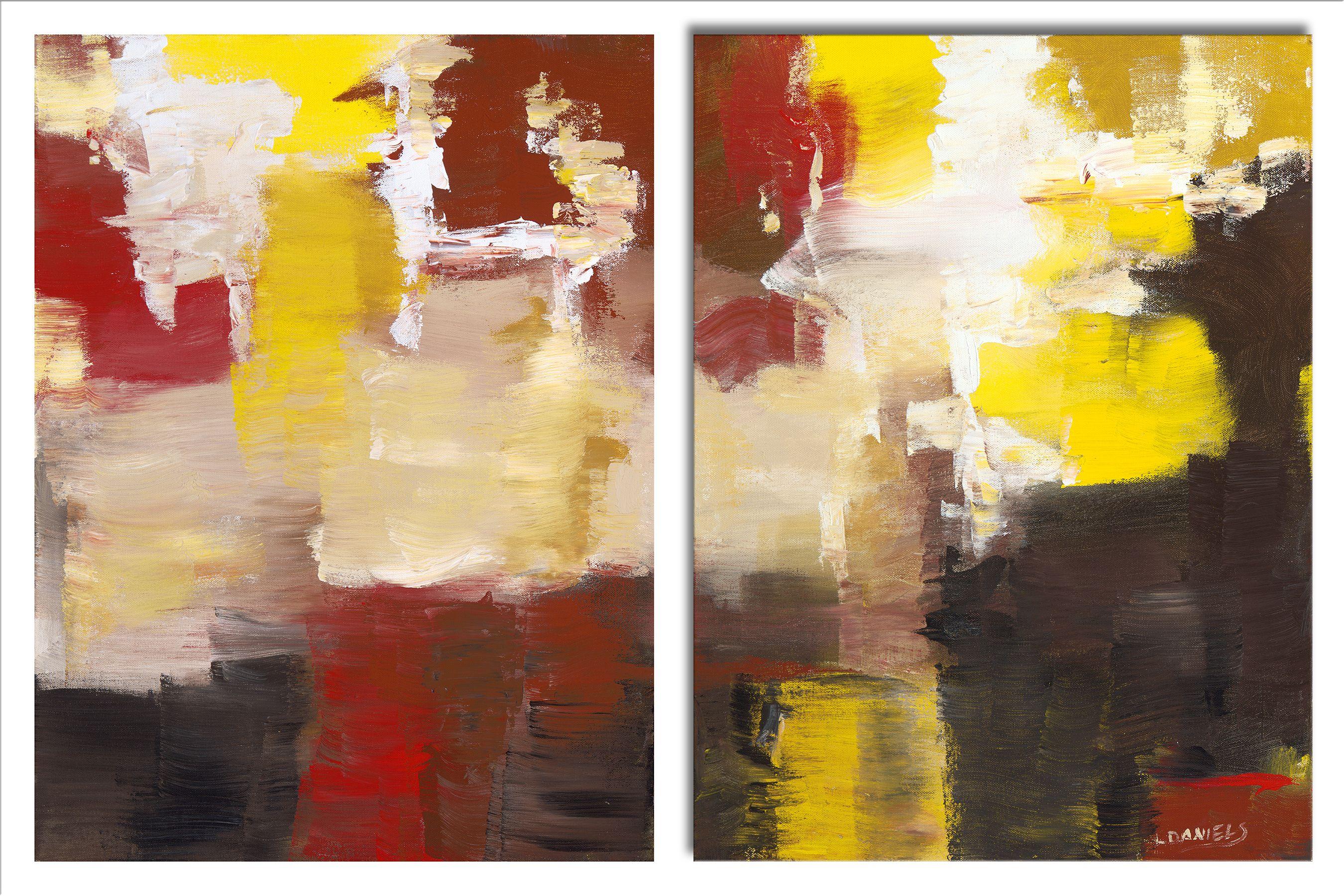 Abstract Painting Lisa Daniels - Été indien, Peinture, Acrylique sur toile