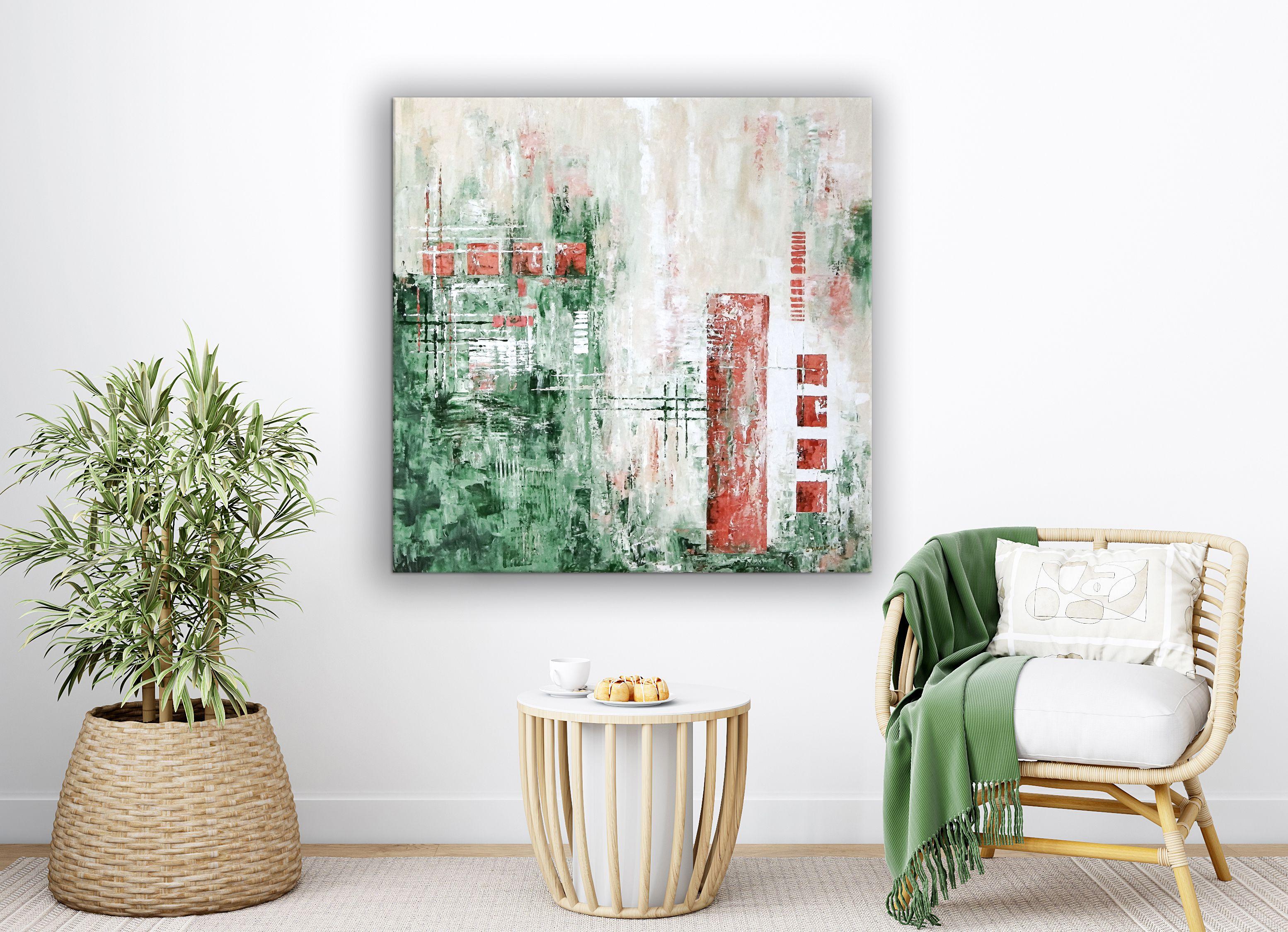 Residenza, Pittura, Acrilico su tela - Painting di Lisa Daniels