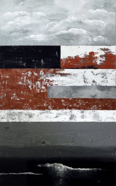 Shadowed Tiers, Painting, Acrylic on Canvas