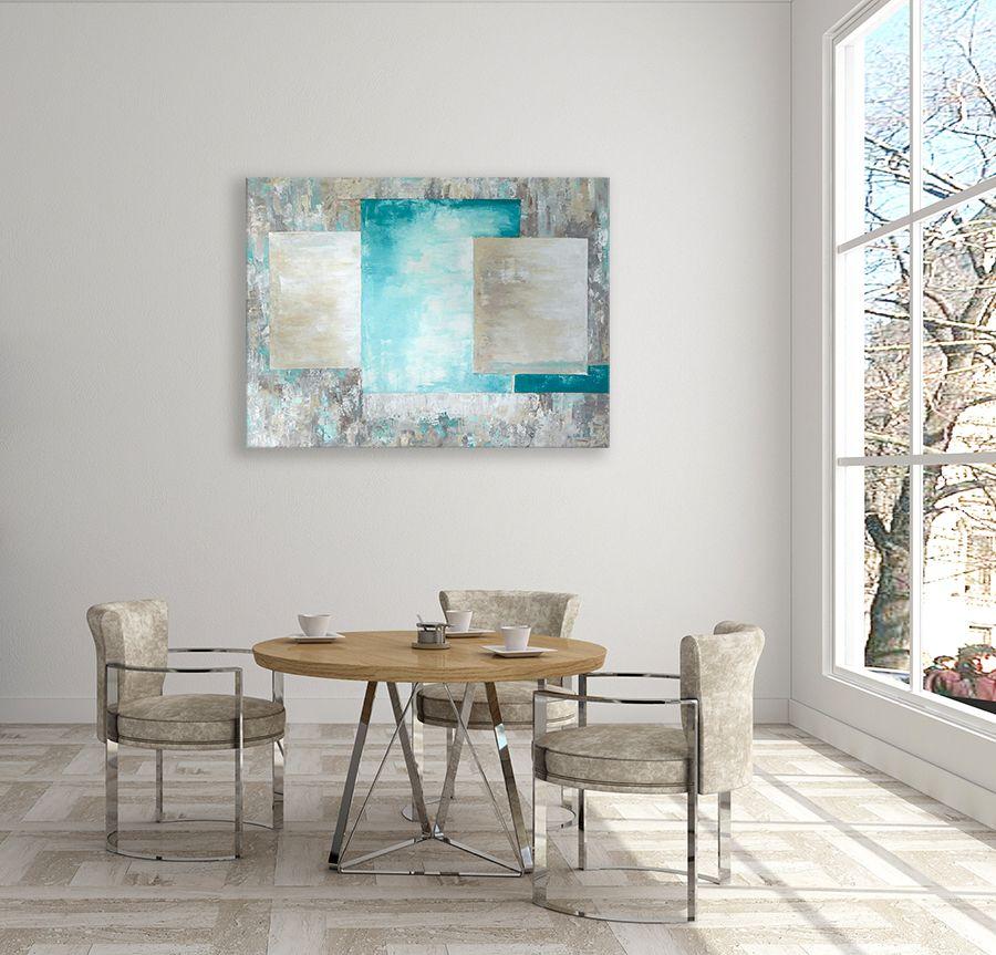 Tre a folla, Pittura, Acrilico su tela - Painting di Lisa Daniels