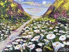 Cala Lily Heaven, Painting, Oil on Canvas
