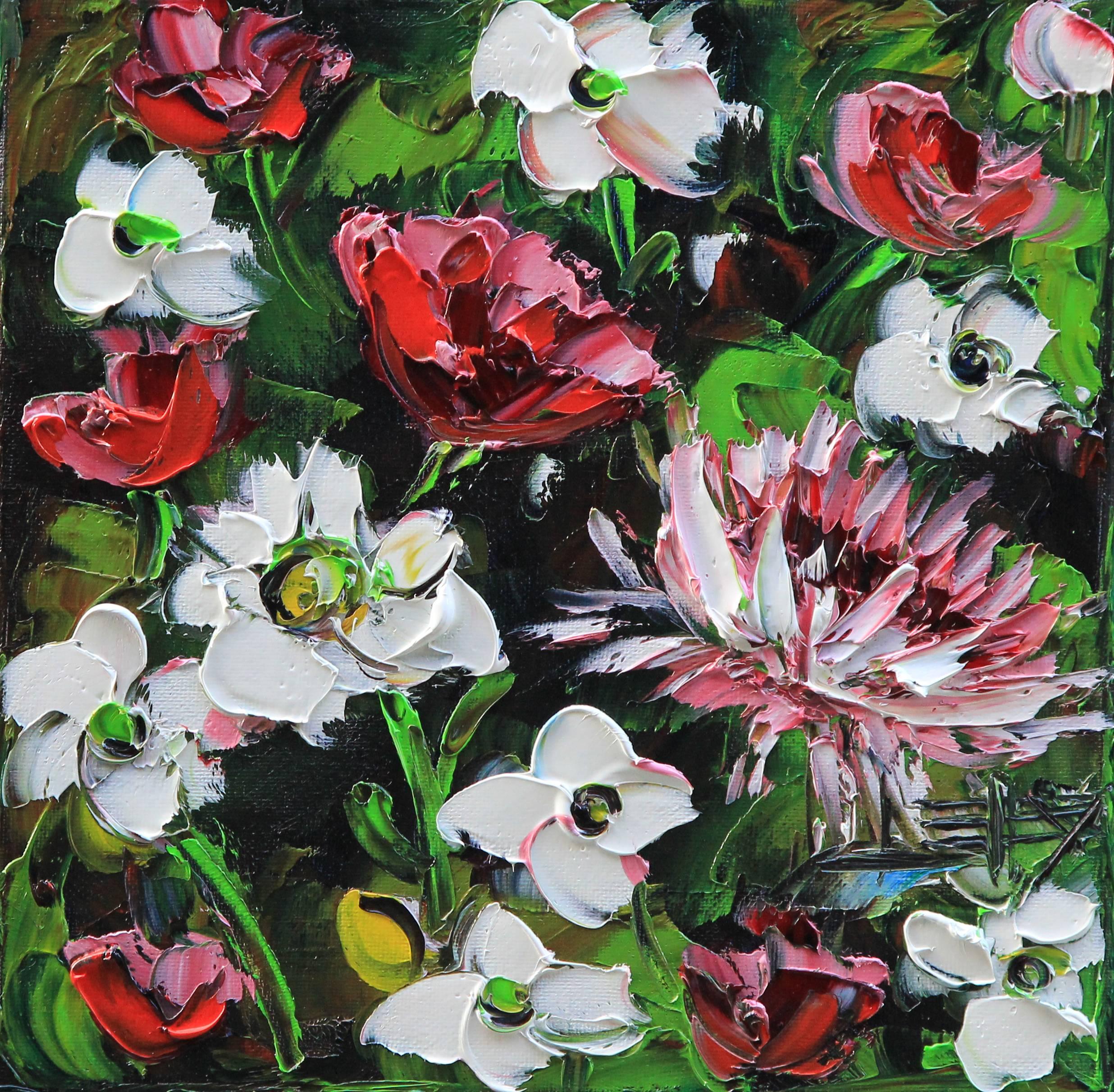 Lisa Elley Still-Life Painting - Delicate Spring