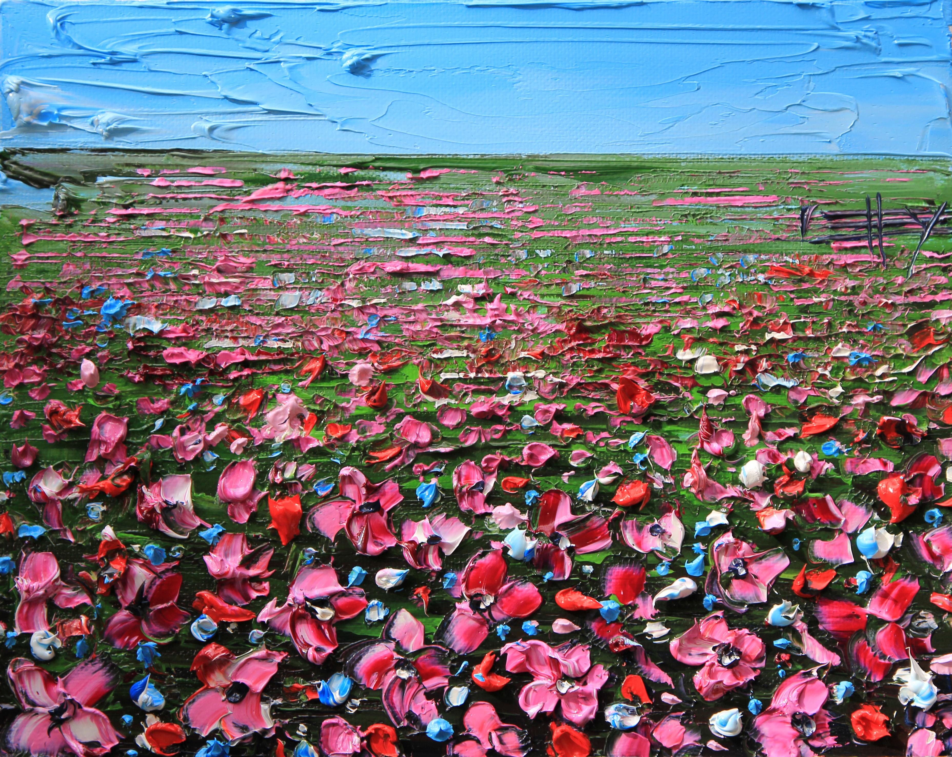 Lisa Elley Still-Life Painting - Field of Hope