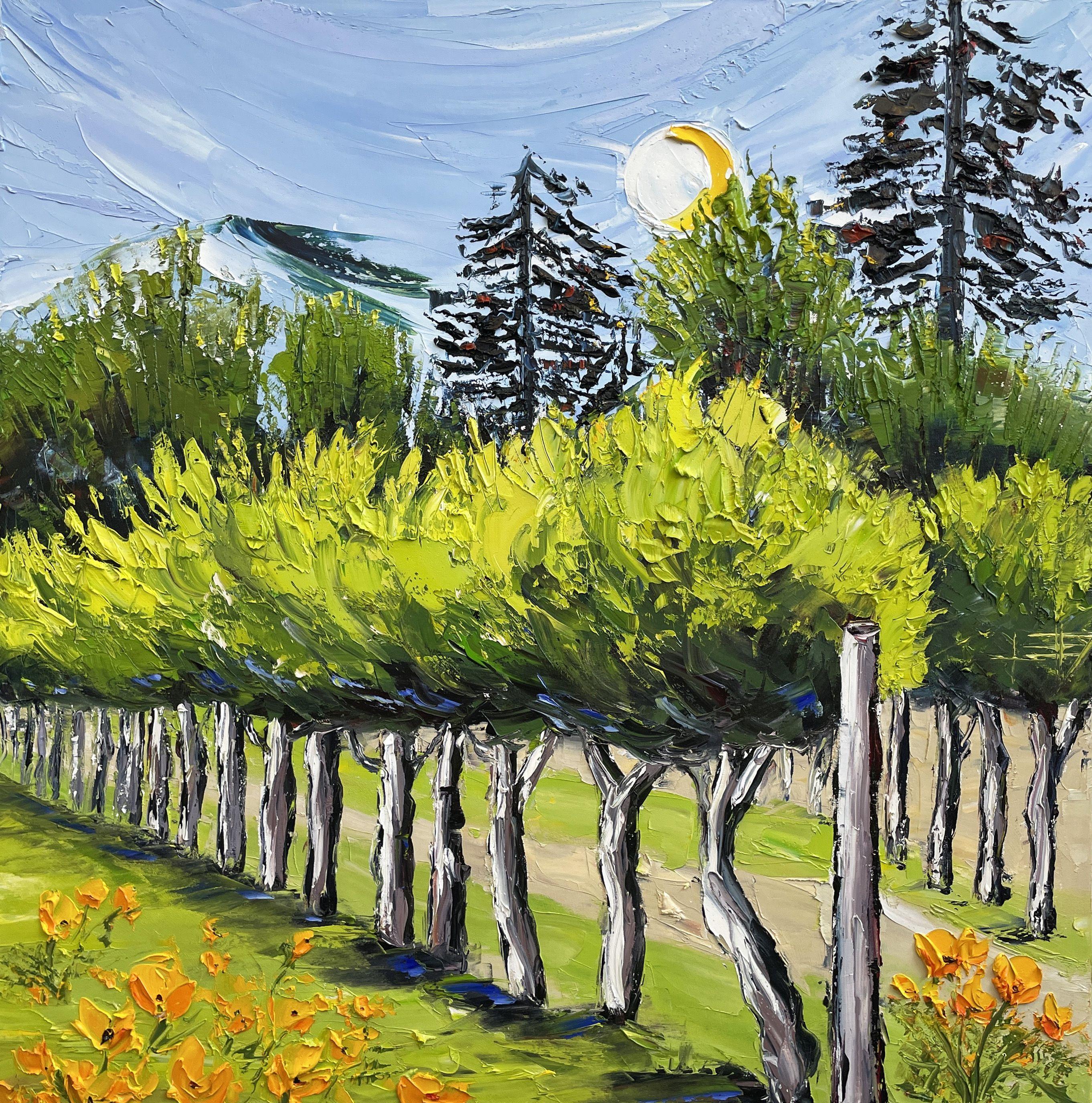 Folktale, Pittura, Olio su tela - Painting Impressionismo di Lisa Elley