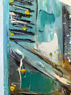 San Francisco Abstraction, Abstract Oil Painting