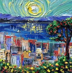 San Francisco Skies, Painting, Oil on Canvas