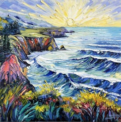 Van Gogh's Vista, Painting, Oil on Canvas