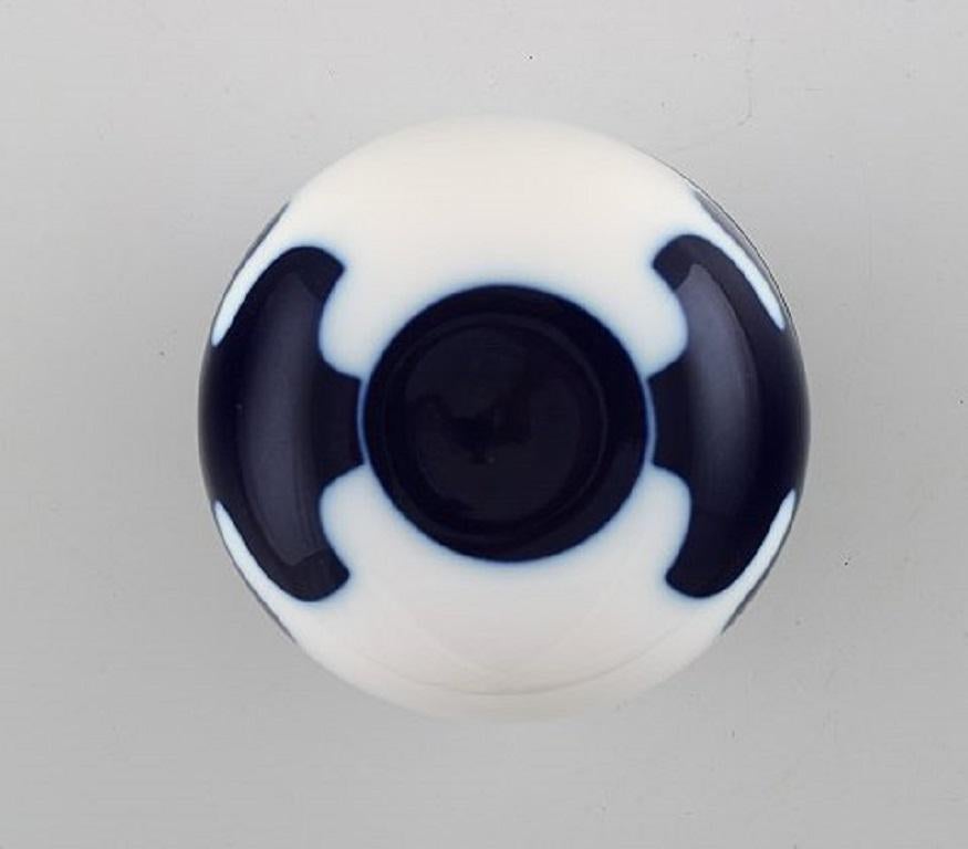 Scandinavian Modern Lisa Engqvist for Bing and Grondahl, Porcelain Lidded Jar, 1960s