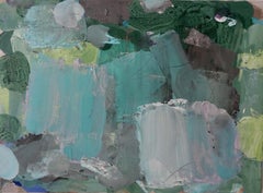 Masala, abstraktes Gemälde, blau