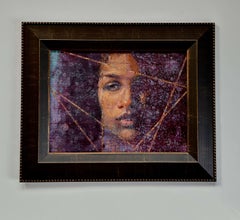 "Copper Venus" (2023), Original Oil Portrait Painting on Copper and Canvas