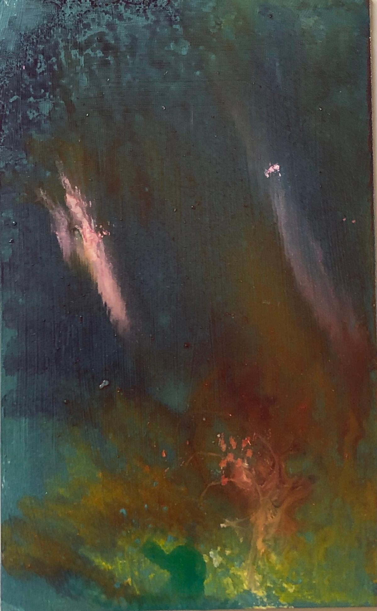 „Dunkelgeist“ (2023) von Lisa Fricker, Originales Ölporträtgemälde im Angebot 4