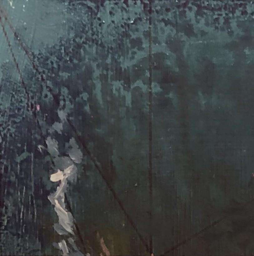 „Dunkelgeist“ (2023) von Lisa Fricker, Originales Ölporträtgemälde im Angebot 7