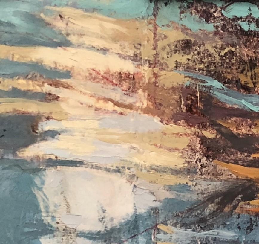 « Deep Dive » (2024) de Lisa Fricker, peinture à l'huile originale de portrait en vente 7