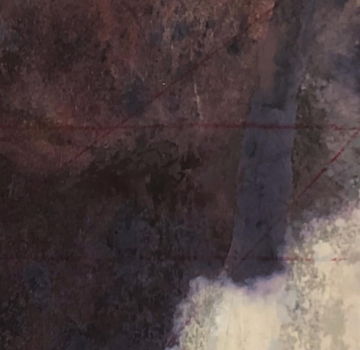 « Mapping » (2024) de Lisa Fricker, peinture à l'huile originale de portrait en vente 6
