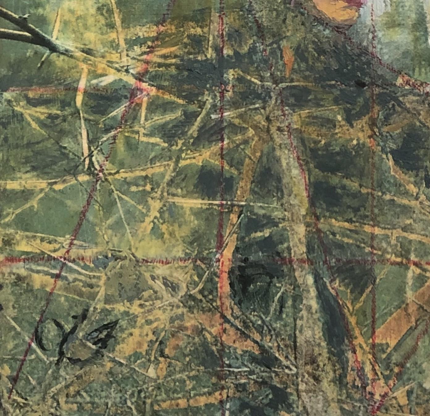 « Miraculaus » (2022) de Lisa Fricker, peinture à l'huile originale de portrait en vente 1