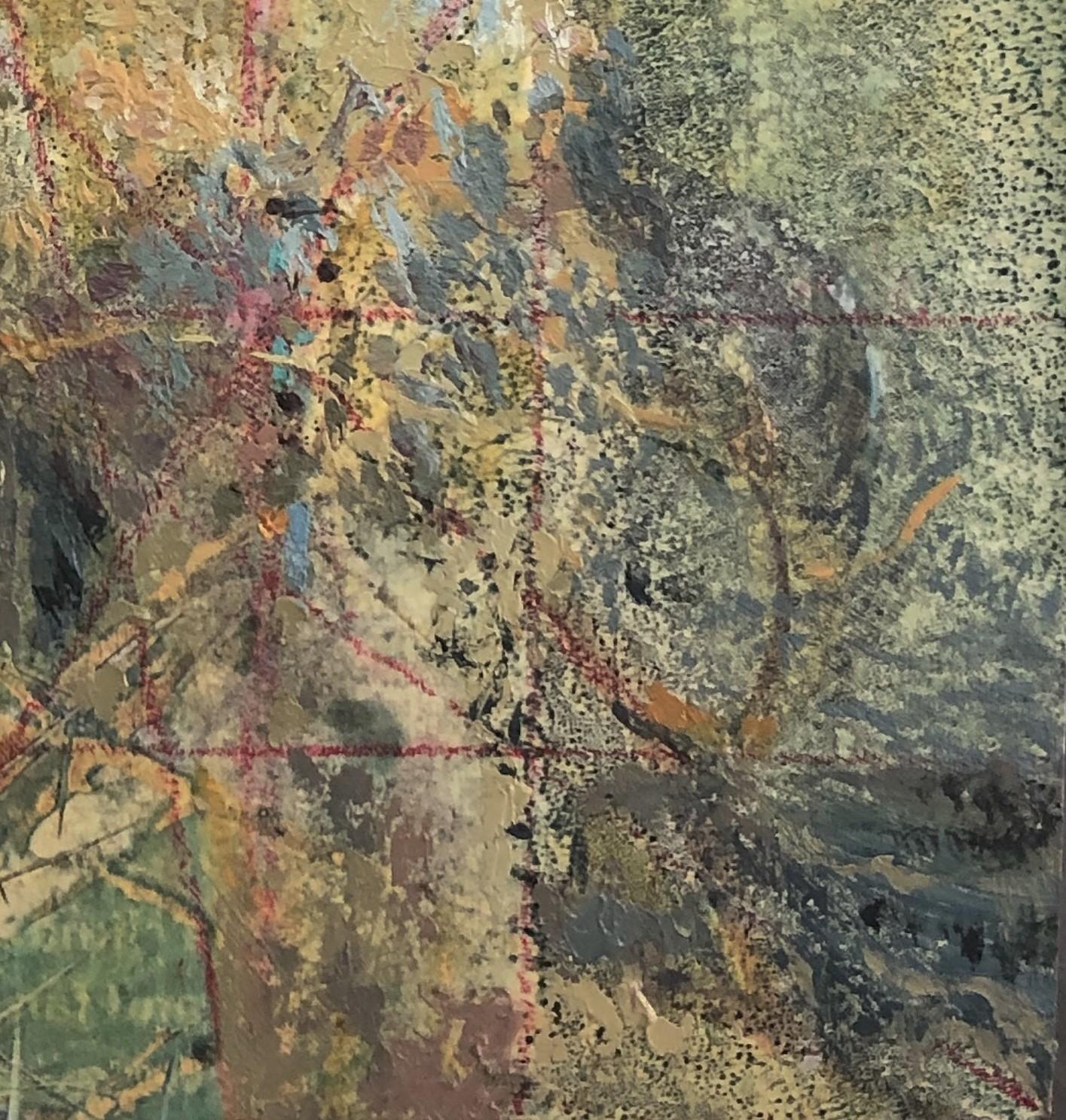 « Miraculaus » (2022) de Lisa Fricker, peinture à l'huile originale de portrait en vente 3