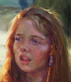 "Witness" (2016) by Lisa Fricker, Original Oil Portrait Painting