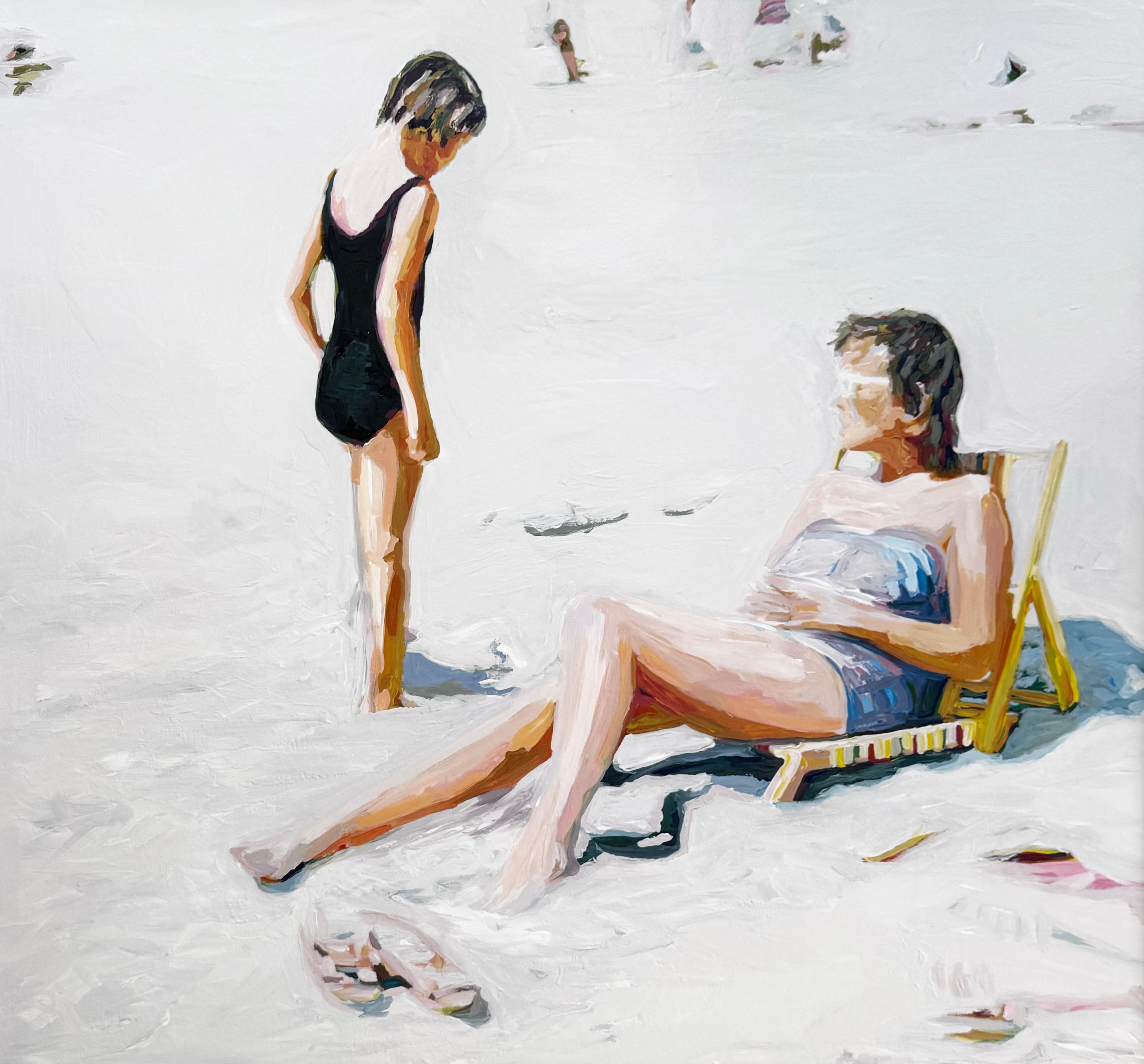 Lisa Golightly Figurative Painting - At Sea Level