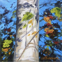 Autumn Birch, Painting, Oil on Canvas