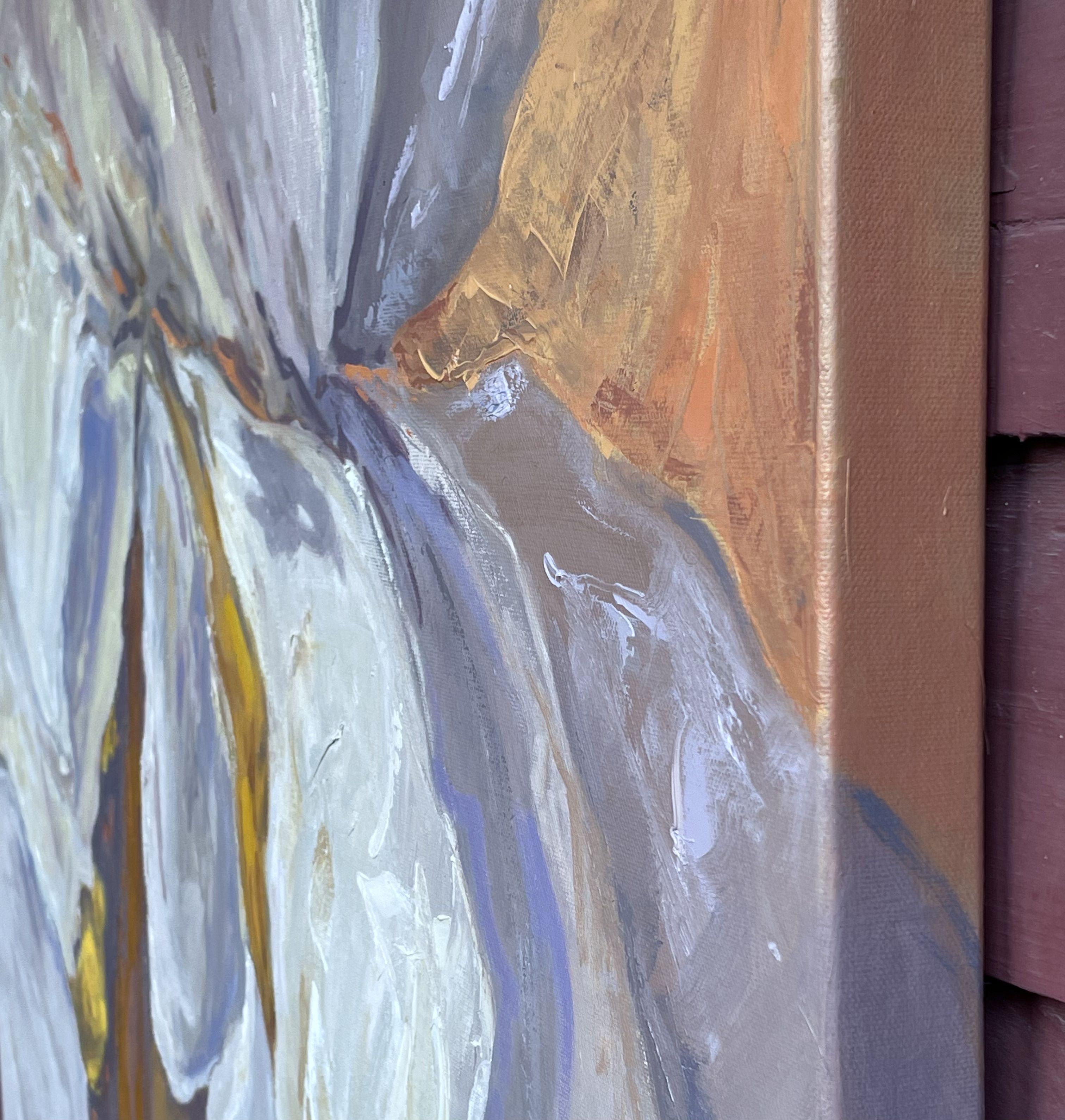 Renewal, Gemälde, Öl auf Leinwand (Abstrakter Expressionismus), Painting, von Lisa H Ridabock