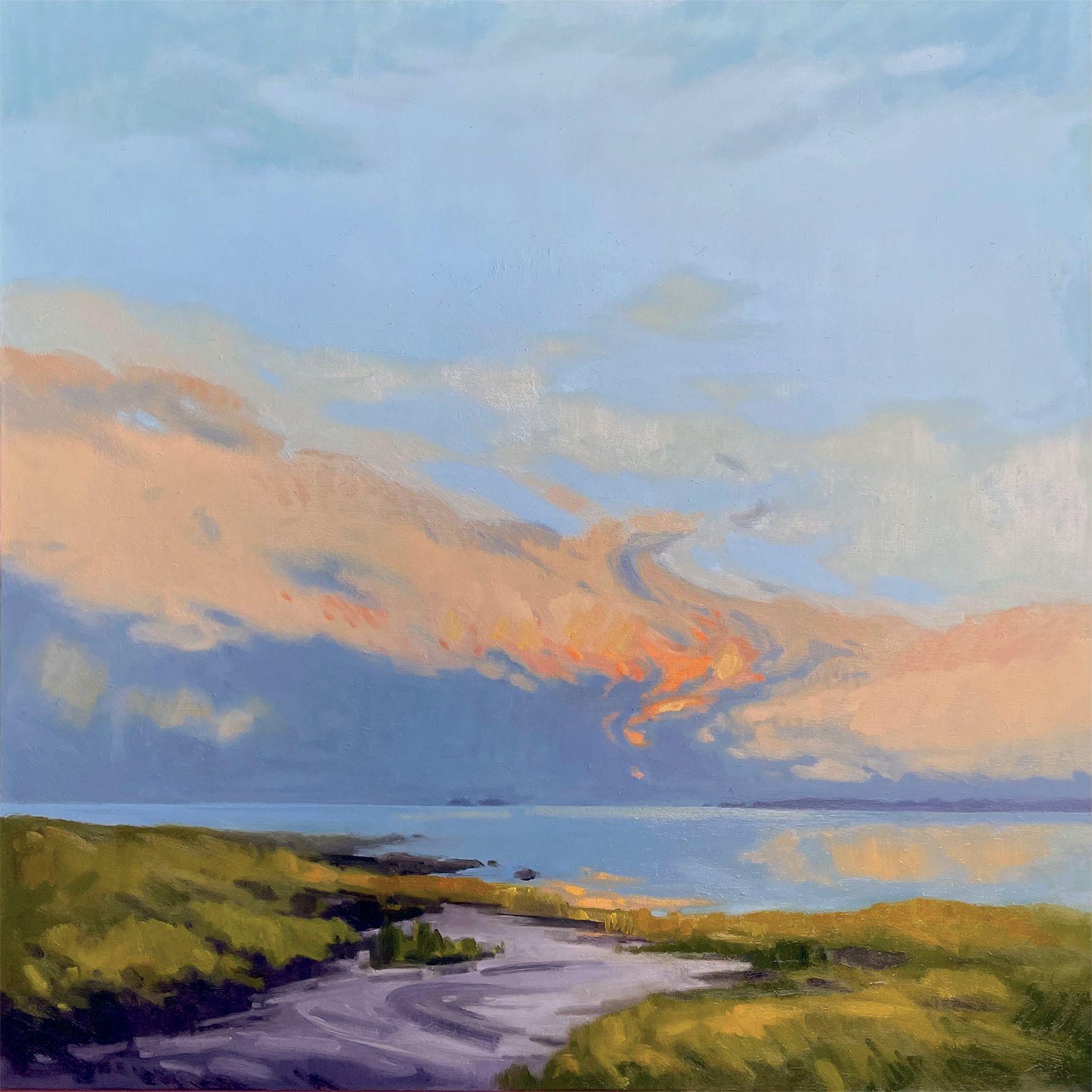 Lisa gathers information from walking and wandering, but she is not motivated to paint only "what the eye can see." She is most concerned with capturing "the spirit" in her paintings, and it is her emotional response to her subject that inspires her