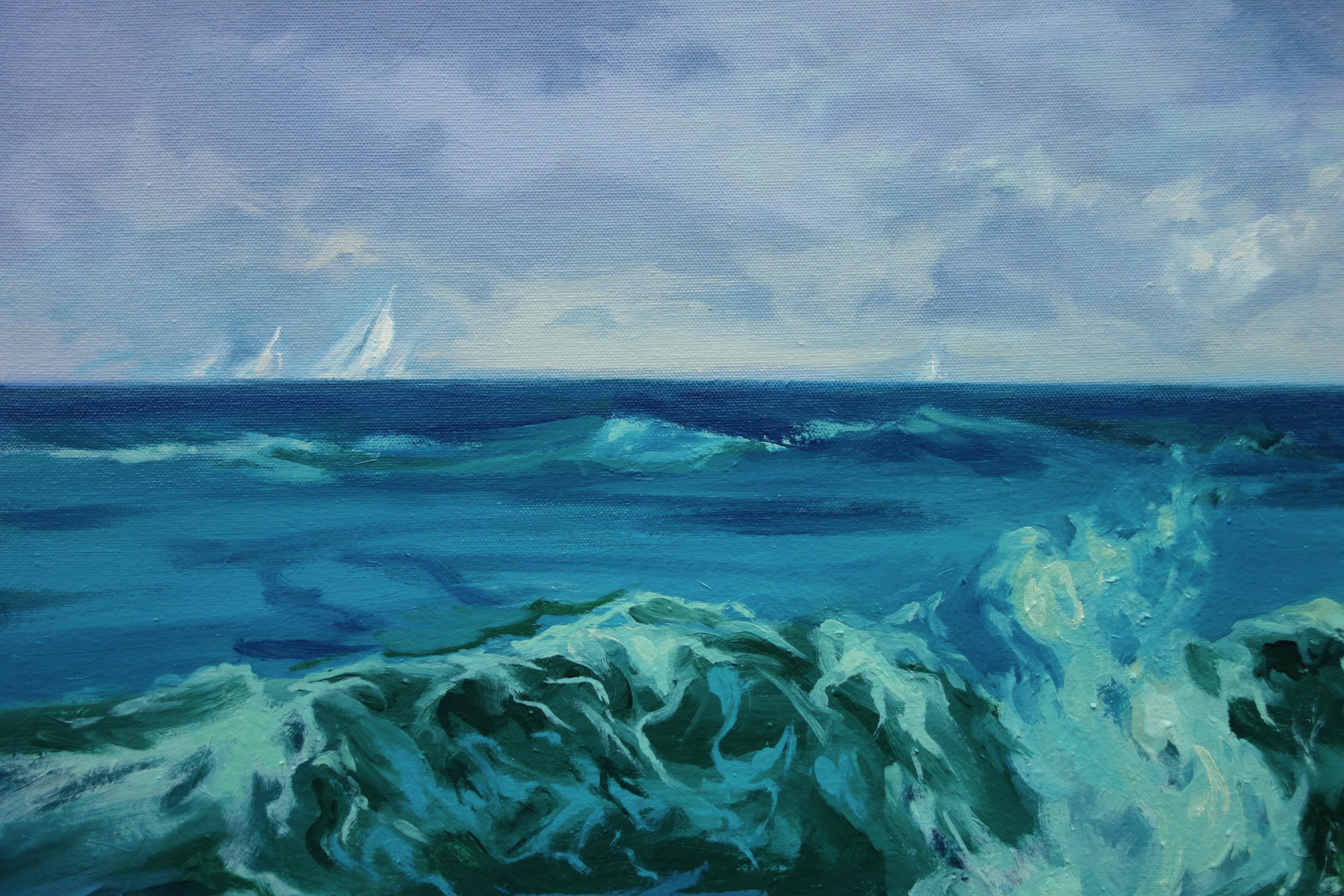 Splash, Painting, Oil on Canvas For Sale 1