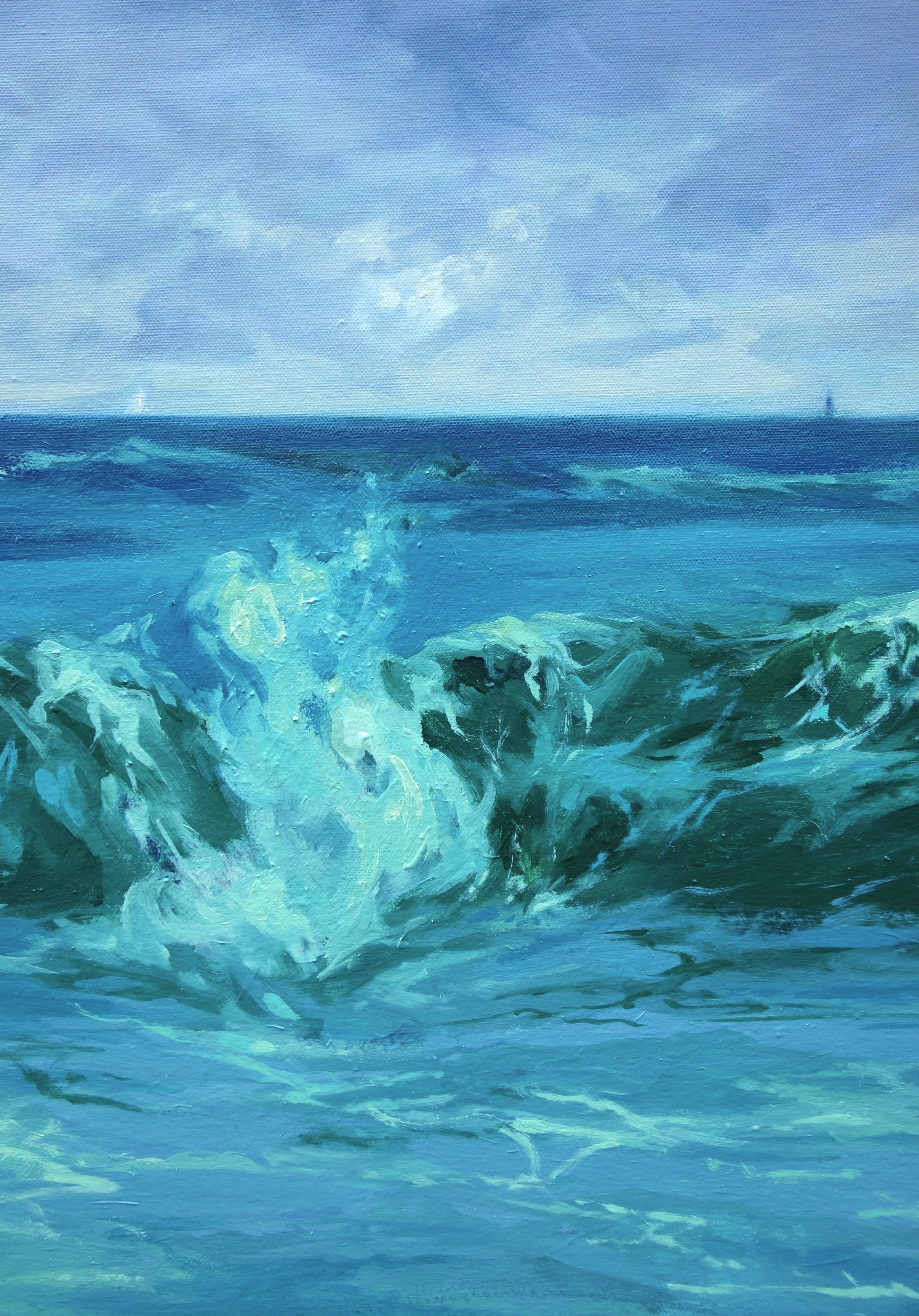 Splash, Painting, Oil on Canvas For Sale 3