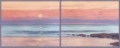 Twilight Diptych, Painting, Oil on Canvas