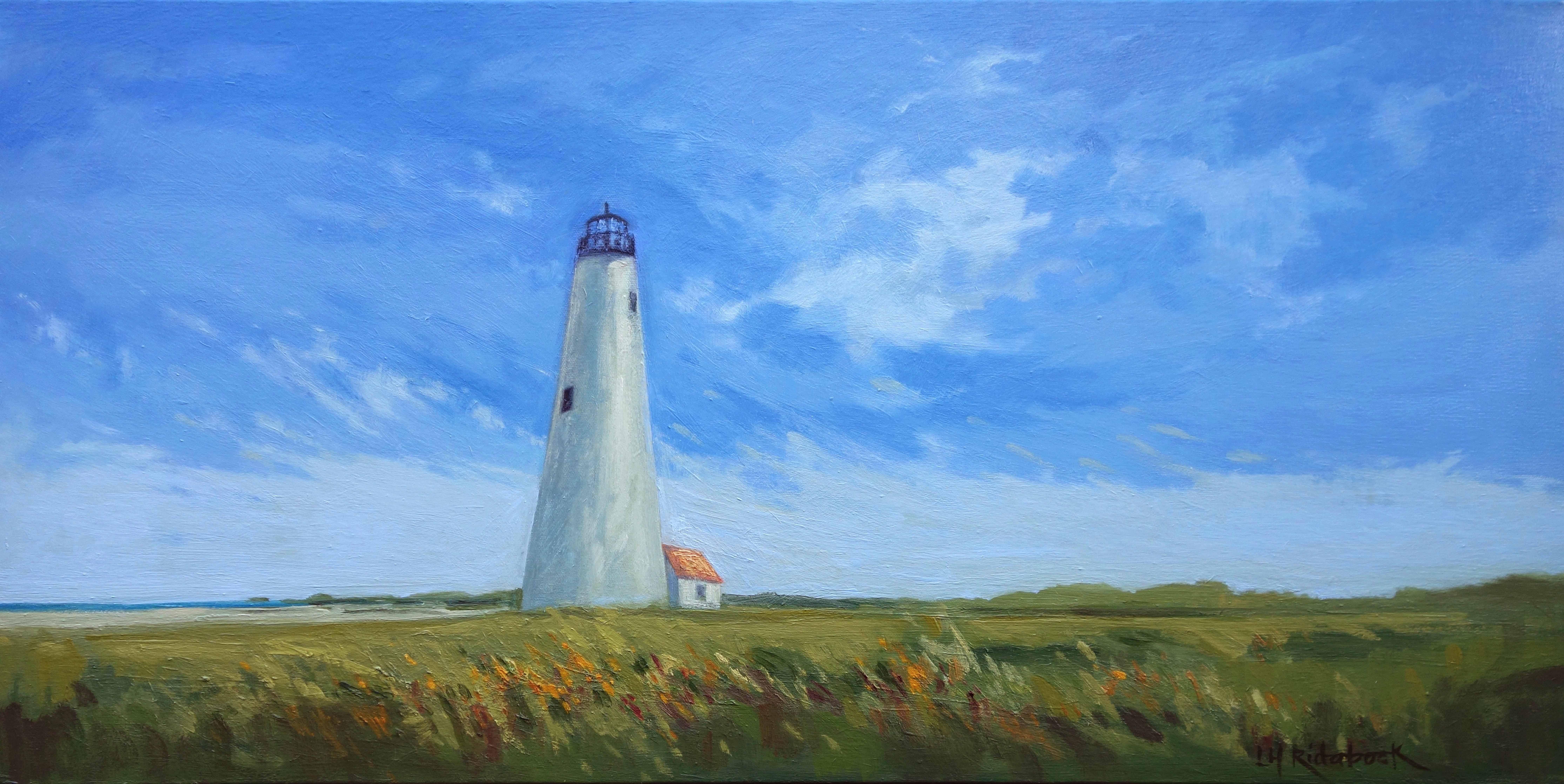 Lisa H. Ridabock Abstract Painting - Cape Light, Painting, Oil on Canvas