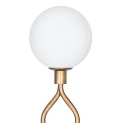 Lisa Hilland Eld Klot Raw Brass Table Lamp by Konsthantverk Tyringe Sweden