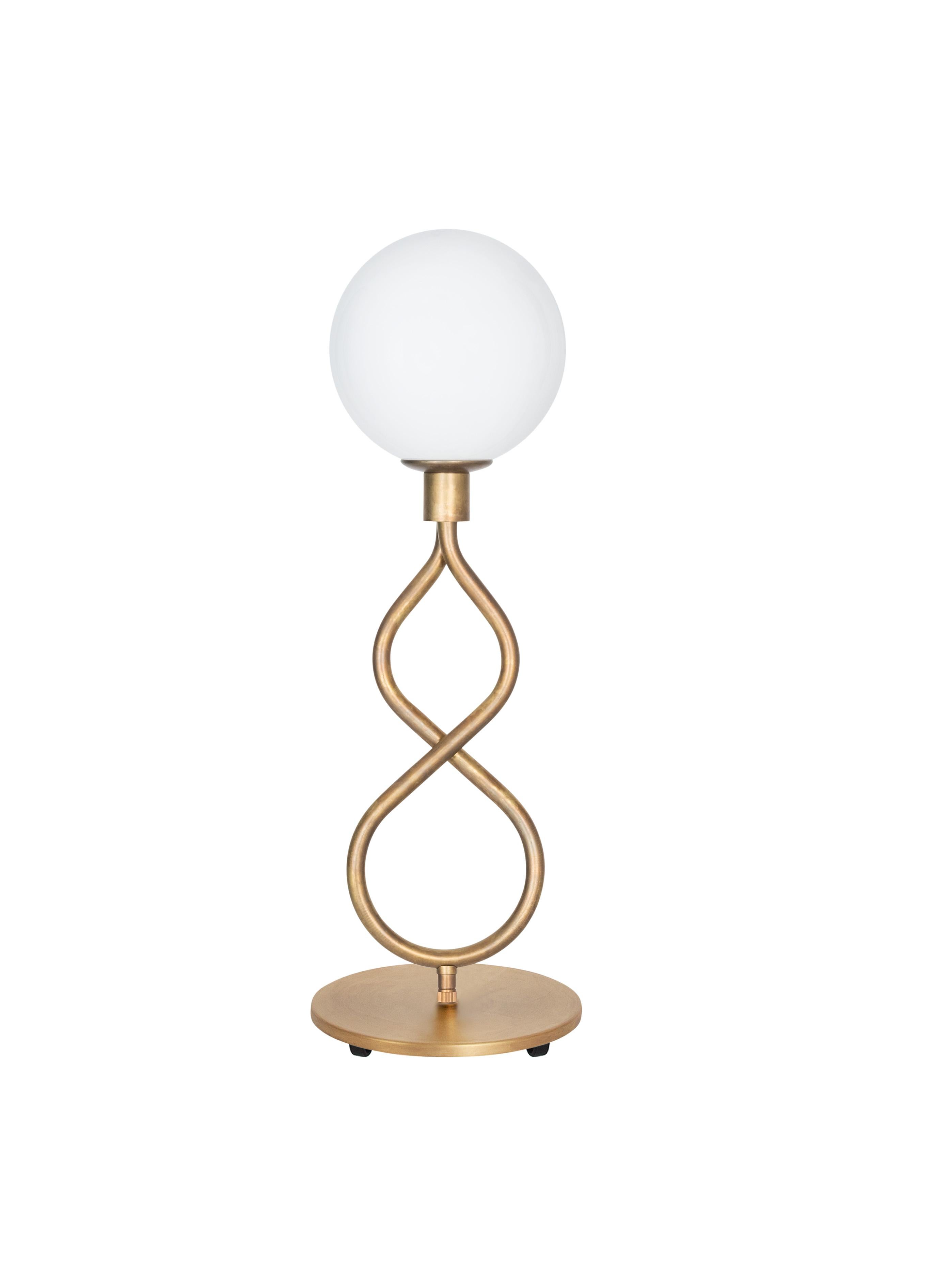 Contemporary Lisa Hilland Eld Klot Table Lamp by Konsthantverk For Sale