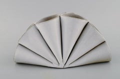 Lisa Hilland, Swedish Ceramicist, Sculptural Unique Vase in Glazed Stoneware