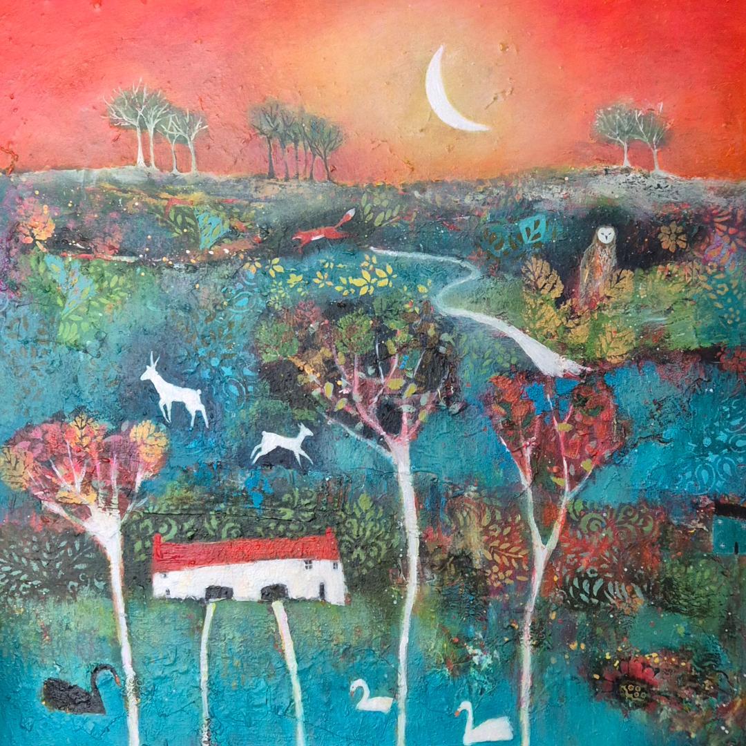 Überfluss – Mixed Media Art von Lisa House