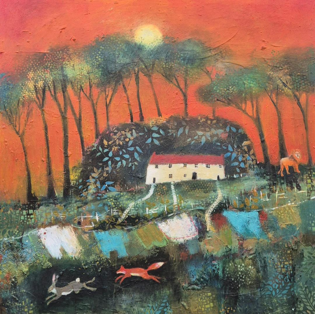 Courage, espoir et rêves - Mixed Media Art de Lisa House