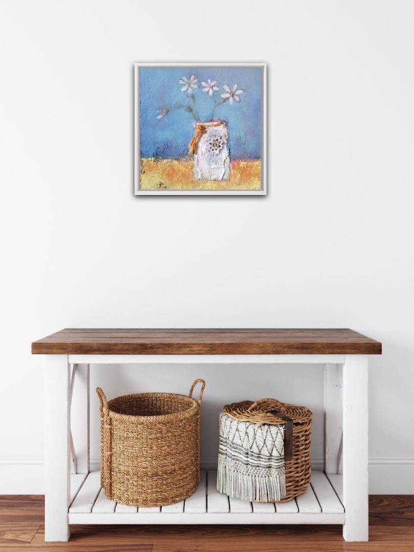 Lisa House, Beach Daisies, Still Life Art, Buy Art Online 2