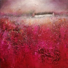 Lisa House, Verano indio, Pintura original de paisaje, Arte asequible