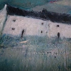 Lisa House, Pit Village - Miner's Cottages, Original Painting, Contemporary Art