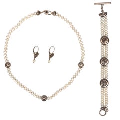 Lisa Jenks Necklace Bracelet Earrings Matched Set