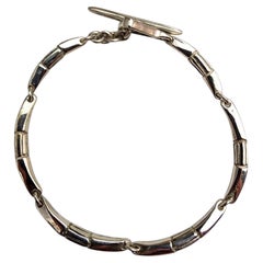 Lisa Jenks Sterling Silver Link Station Bracelet #25351