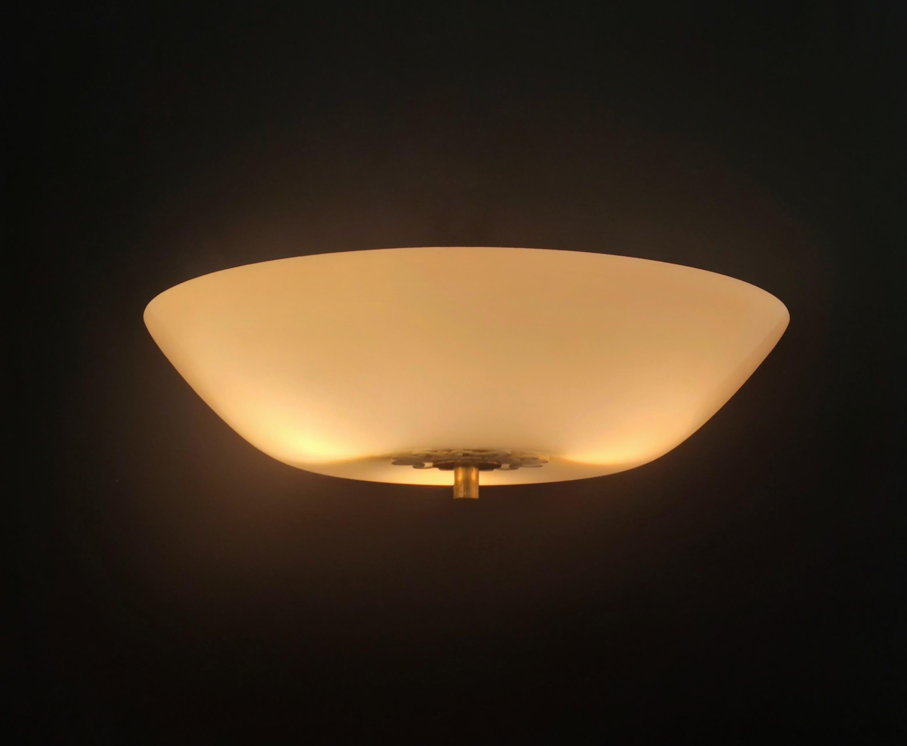 Mid-20th Century Lisa Johansson-Johansson-Papé Ceiling Lamp Model 71-005 for Orno For Sale