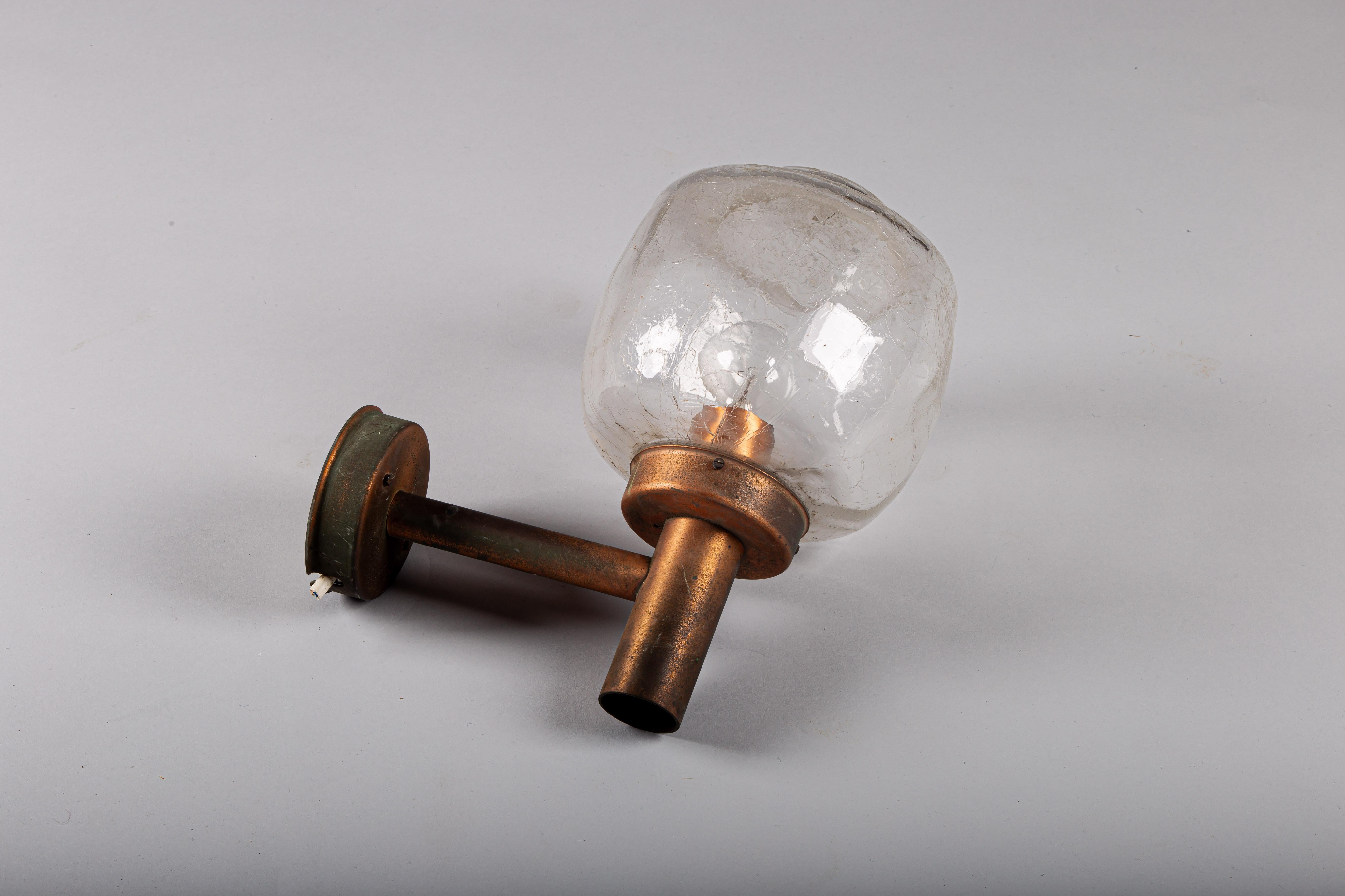 Mid-Century Modern Lisa Johansson-Pape, 1950's copper outdoor lamp for ORNO For Sale