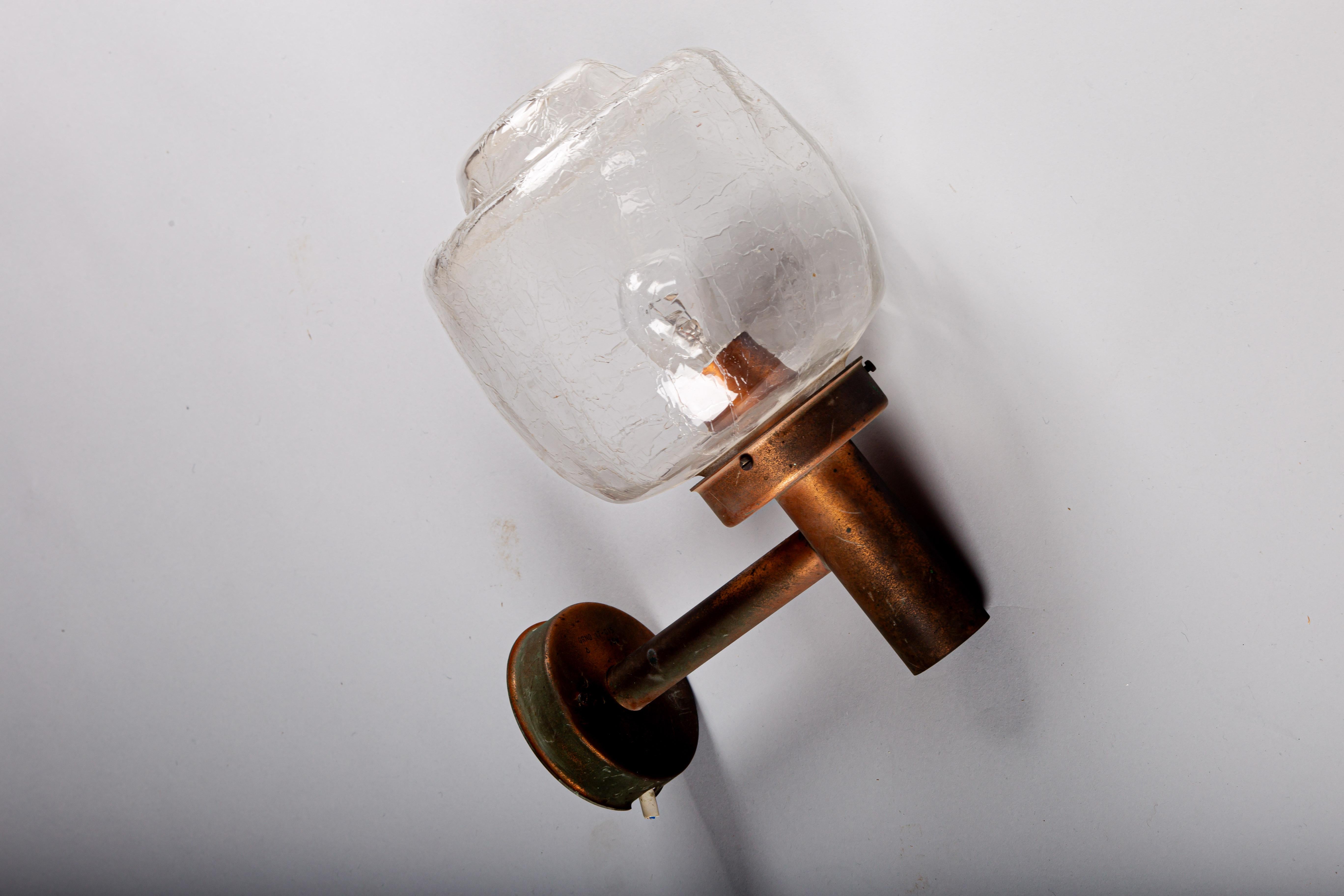20th Century Lisa Johansson-Pape, 1950's copper outdoor lamp for ORNO For Sale